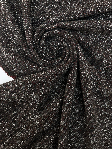 Cotton Tweed Melange RedGray