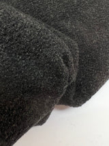 Wool Crepe Melange Gray Stretch