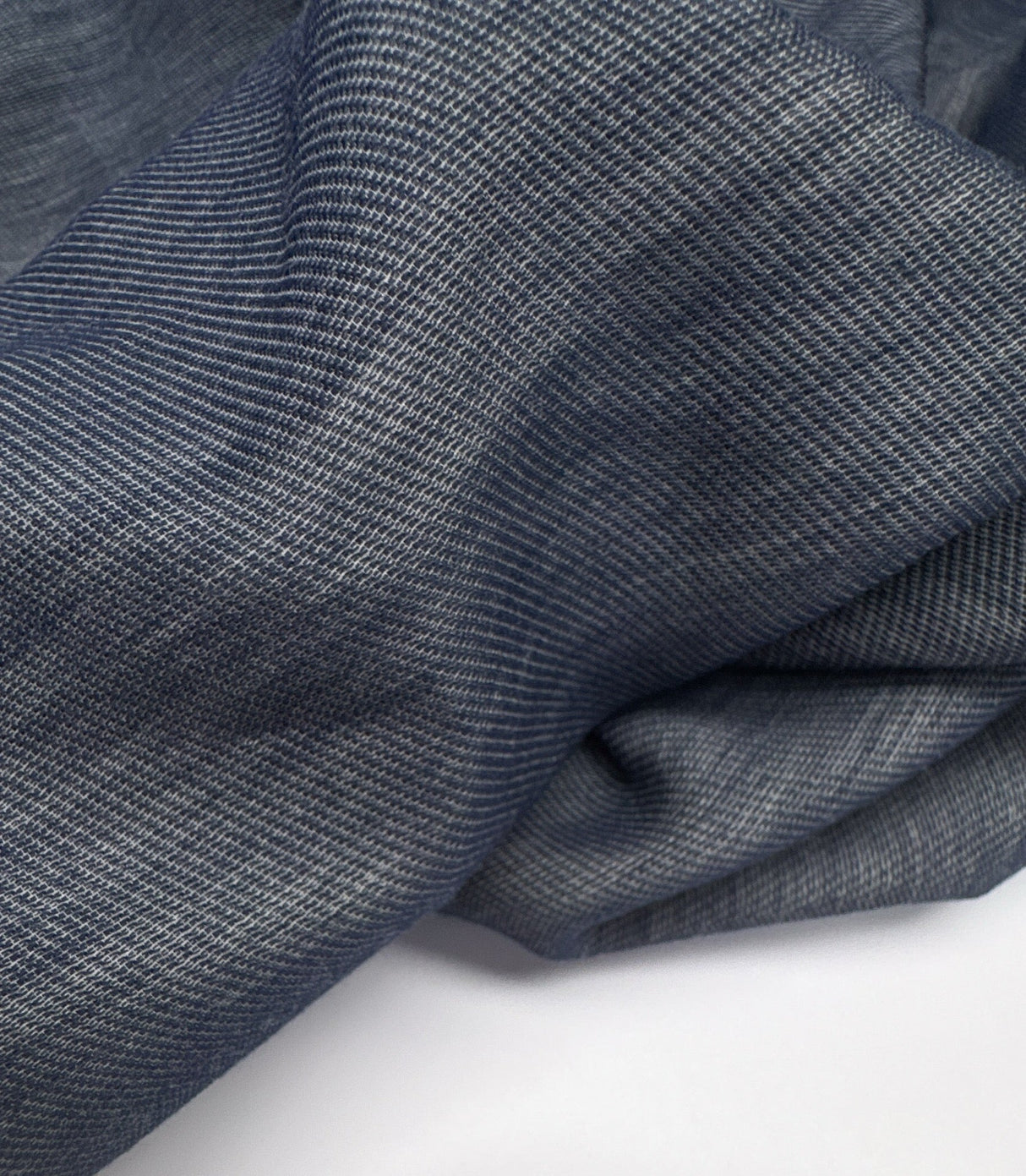 Cotton Silk Melange Woven Blue