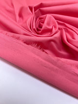 Pink Viscose Elastane Woven