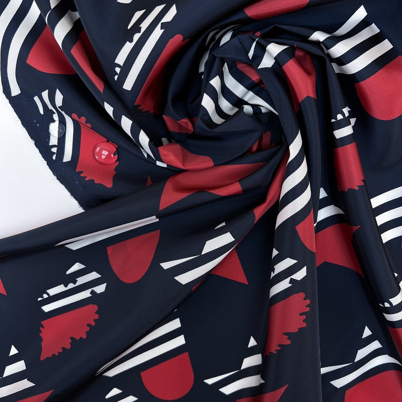 Polyester Jacket Fabric Printed Graphic