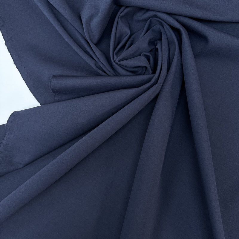Blue Viscose Elastane Knit