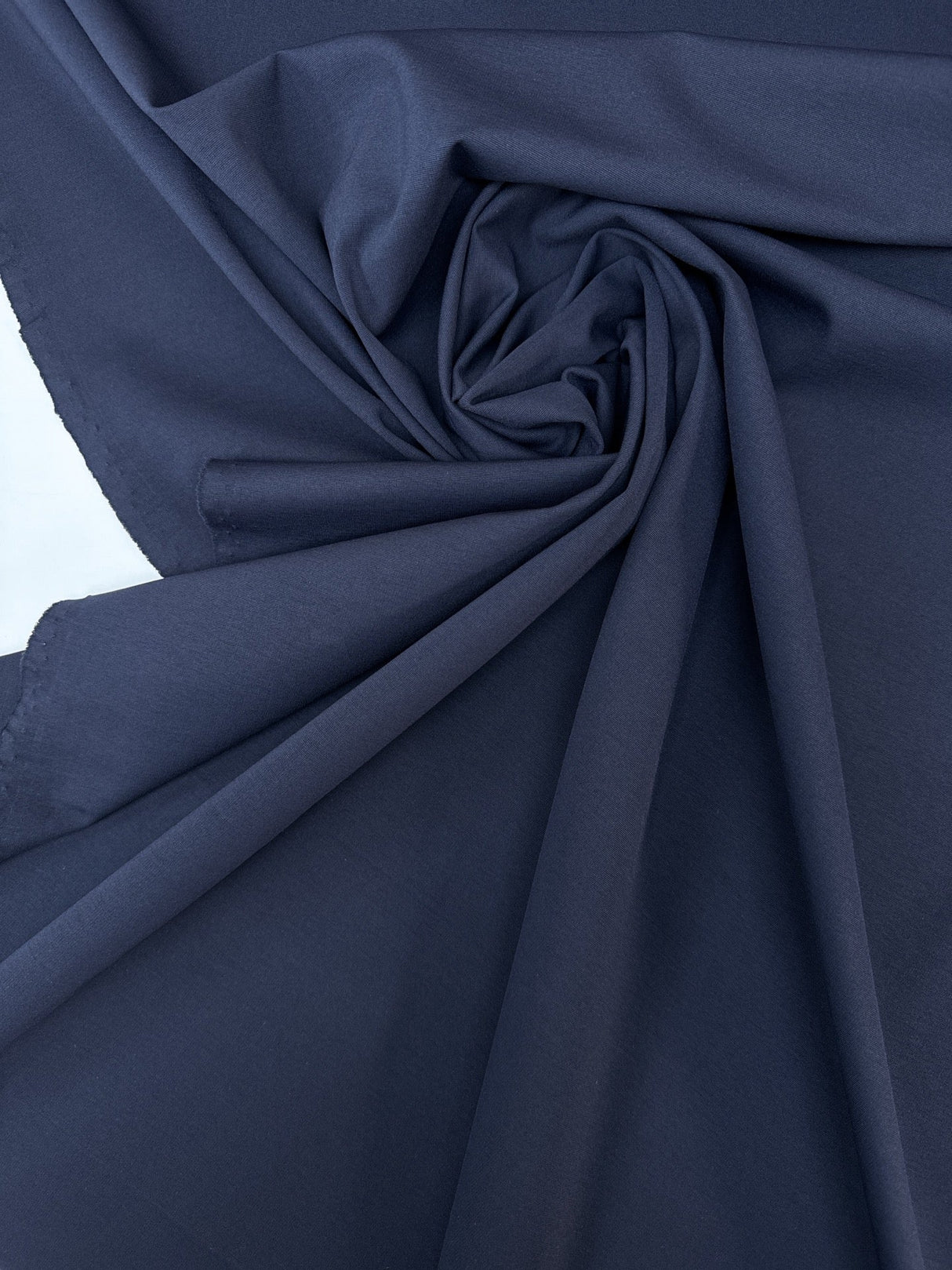 Blue Viscose Elastane Knit