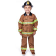 Brown Fire Fighter Costume - Kids