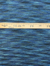 Viscose Cotton Woven Fabric Blue Abstract