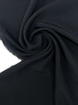 Viscose Crepe Woven Blue Black Stretch