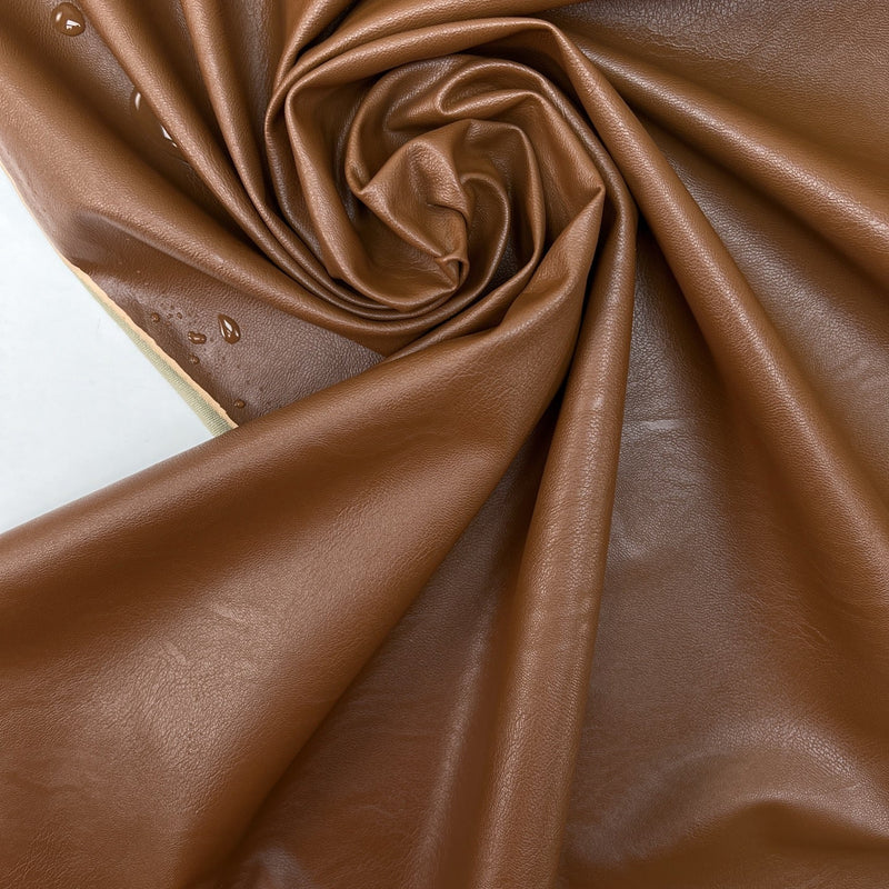 Brown Cotton Eco Leather
