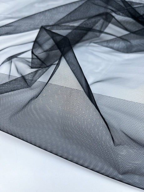 Polyamide Mesh Black Blue