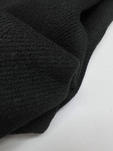 Black Acrylic Polyamid Tweed