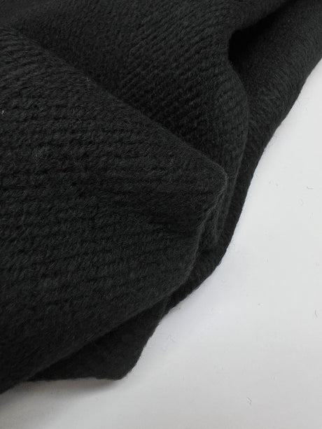 Black Acrylic Polyamid Tweed
