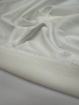 Cotton Viscose Jacquard White