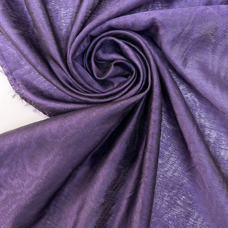 Polyester Jacquard Fabric Purple Shade