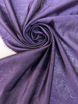 Polyester Jacquard Fabric Purple Shade