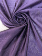 Polyester Jacquard Fabric Purple Shade