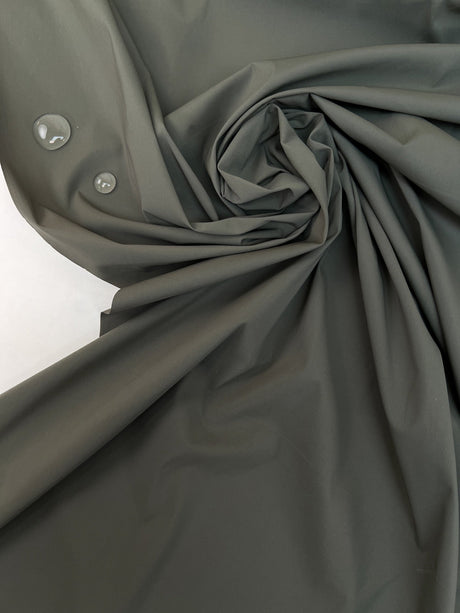Polyester Elastane Satin Green