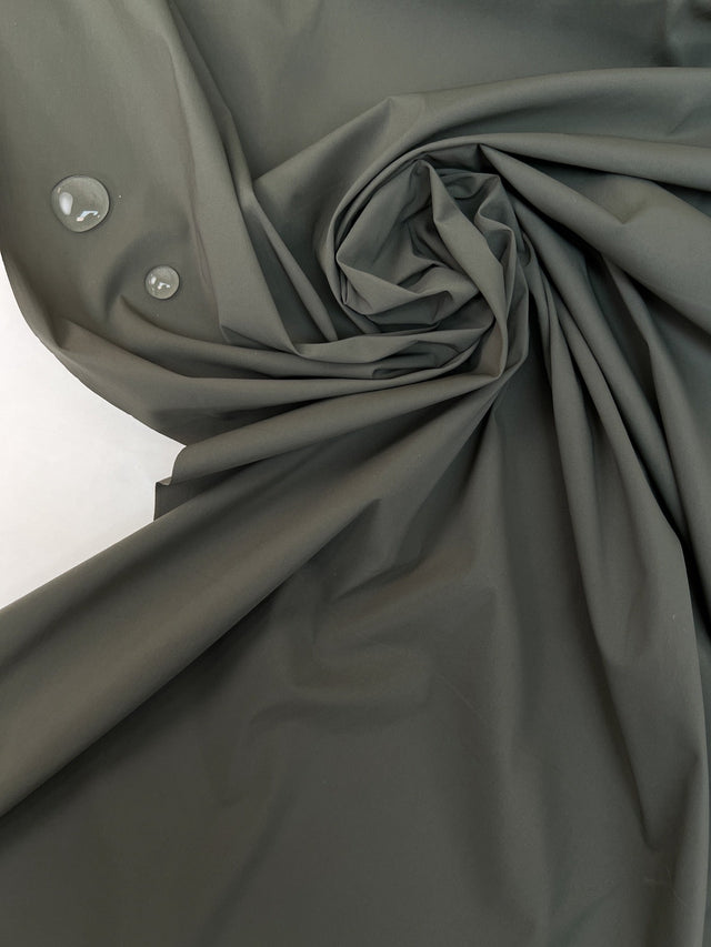 Polyester Elastane Satin Green