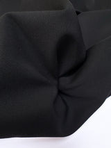Black Triacetate Cotton Twill