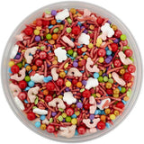 Wilton Bright and Colorful Rainbow Sprinkles Mix, 10.5 oz. Tub