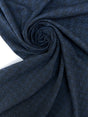Polyamide Matlassé Houndstooth Blue-Black
