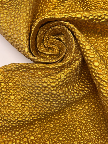 Cotton Coated Fabric Golden