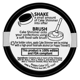 Poppy Color Cake Shimmer Edible Luster Dust – 3 Grams (Select Your Color)