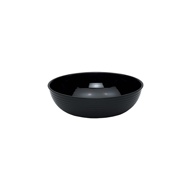 Cambro Camwear Round Ribbed Bowl 8" Dia., Black