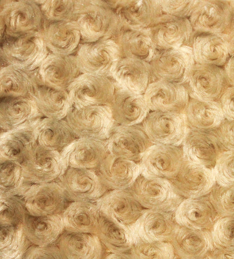 1 Yard Minky Rosebud Fabric 58/60″ Width