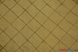 Taffeta Pintuck Fabric - 4" X 4" Diamond Pattern, 58" Width, Multiple Colors (1 Yard)