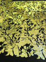 Camo Sequin Stretch Velvet Fabric - Iridescent Sequin Camo Pattern, 54" Width (1 Yard)