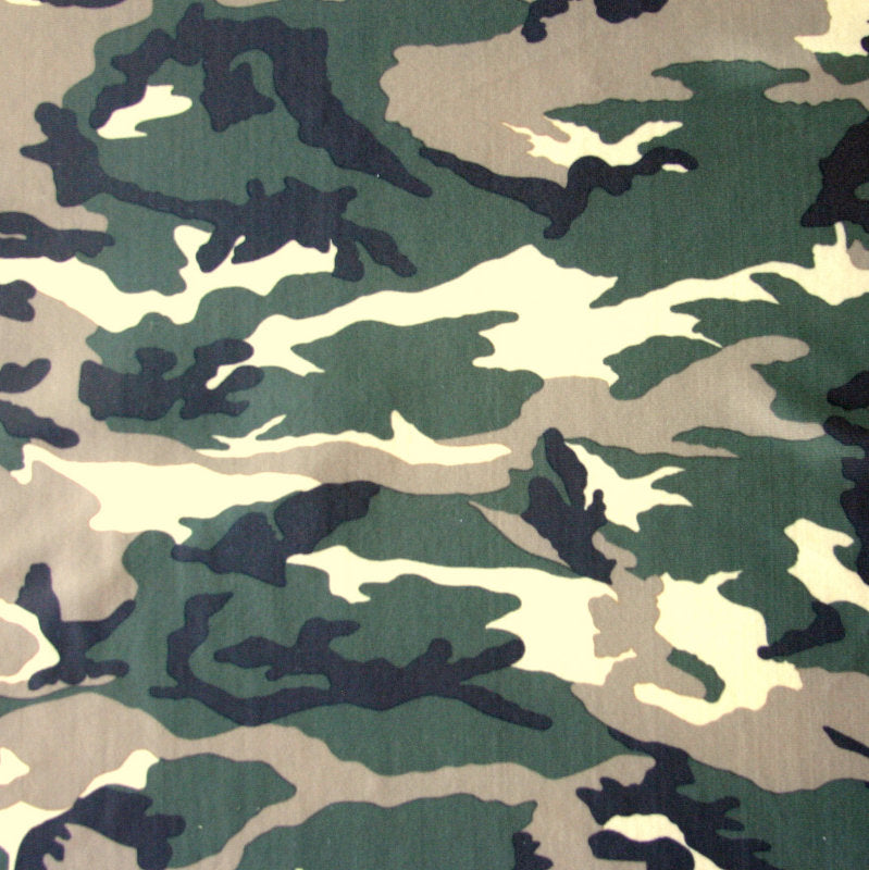 Swim Knit Nylon Lycra Camouflage Fabric