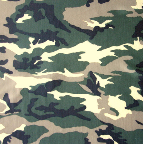 Swim Knit Nylon Lycra Camouflage Fabric