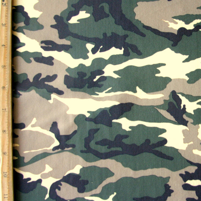 Swim Knit Nylon Lycra Camouflage Fabric