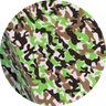 Pattern Vinyl Heat Transfer Vinyl - Camouflage Green, Pattern, 20" H x 12" W (Foot)