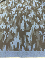 Camouflage Polyester Spandex Fabric - Heather Camouflage Print, Reversible, 58" Width (1 Yard)