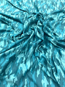 Camouflage Polyester Spandex Fabric - Heather Camouflage Print, Reversible, 58" Width (1 Yard)