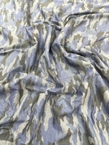 Camouflage Polyester Spandex Fabric - Heather Camouflage Print, Reversible, 58" Width (1 Yard)