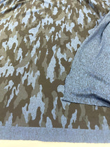 Camouflage Polyester Spandex Fabric - Heather Camouflage Print, Reversible, 58" Width (1 Yard)