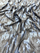 Camouflage Polyester Spandex Fabric - Heather Camouflage Print, Reversible, 58" Width (1 Yard)
