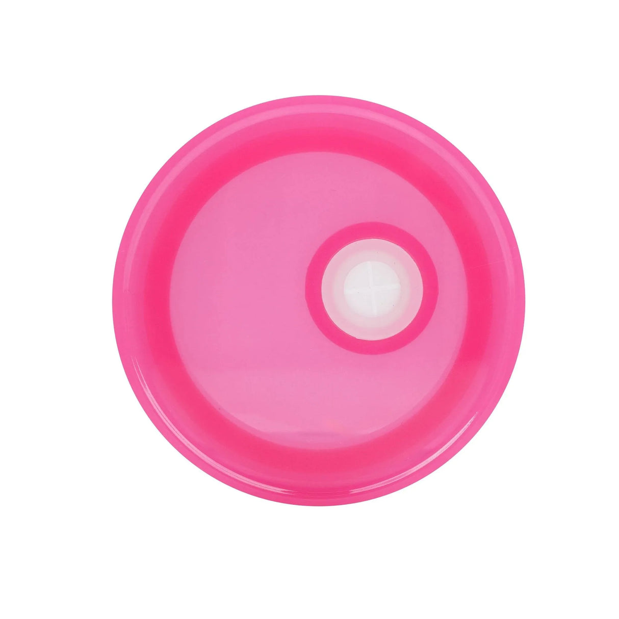 Can Acrylic Lid 2.75" - Opaque Bright Pink