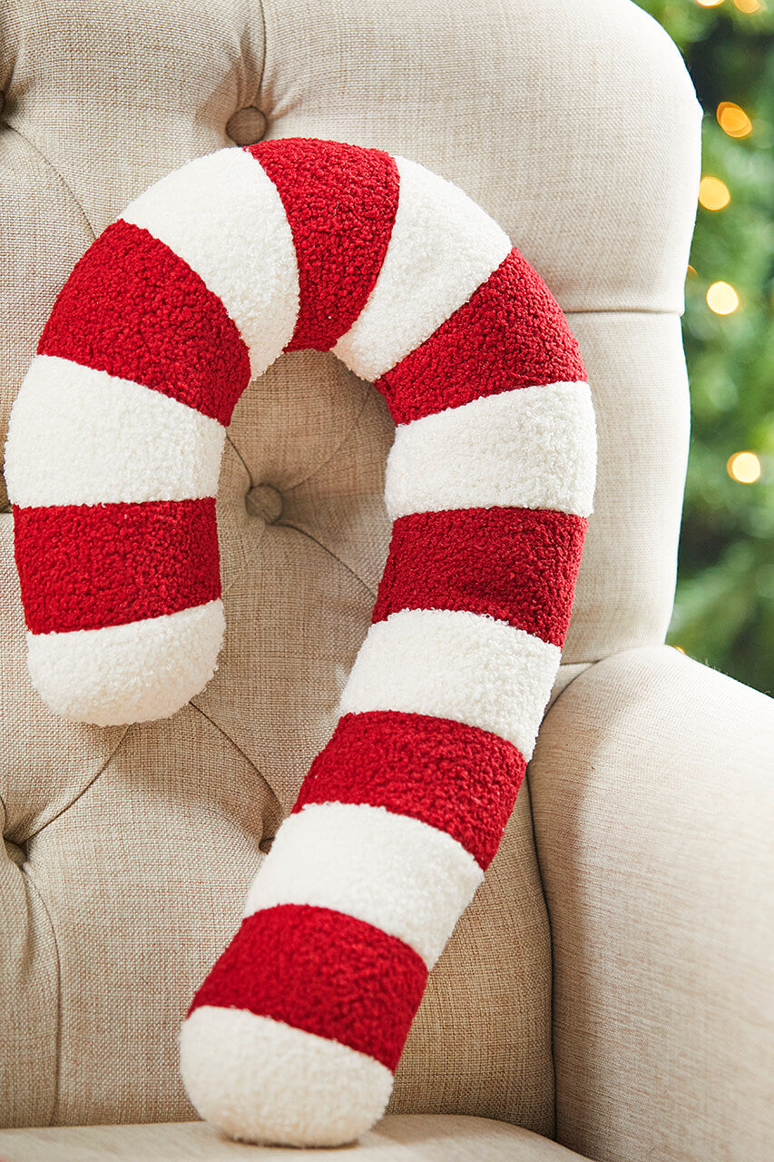 Candy Cane Pillow 21" x 11"
