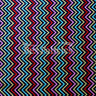 Candy Land Polyester Spandex Fabric - Multicolor Chevron, 60" Width, 300 GSM, DRI-TEX Moisture Wicking (1 Yard)