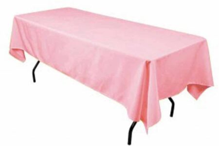 Polyester Rectangular Tablecloth 60x144 Inch – Durable Reusable Table Linen for Weddings, Parties, Banquets & Events