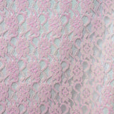 1 Yard Raschel Lace Fabric French Floral 100 Percent Polyester for Apparel 58/60 Inch Width