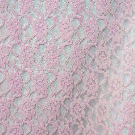 Raschel Lace Polyester Fabric - French Floral, 60" Width