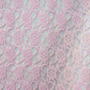 Raschel Lace Polyester Fabric - French Floral Lace, Aqua, 60" Width