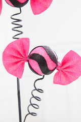 23" Pink Glitter Halloween Candy Spray