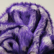 Purple Faux Fur Candy Shaggy Fabric Long Pile,