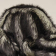 Black Faux Fur Candy Shaggy Fabric Long Pile,
