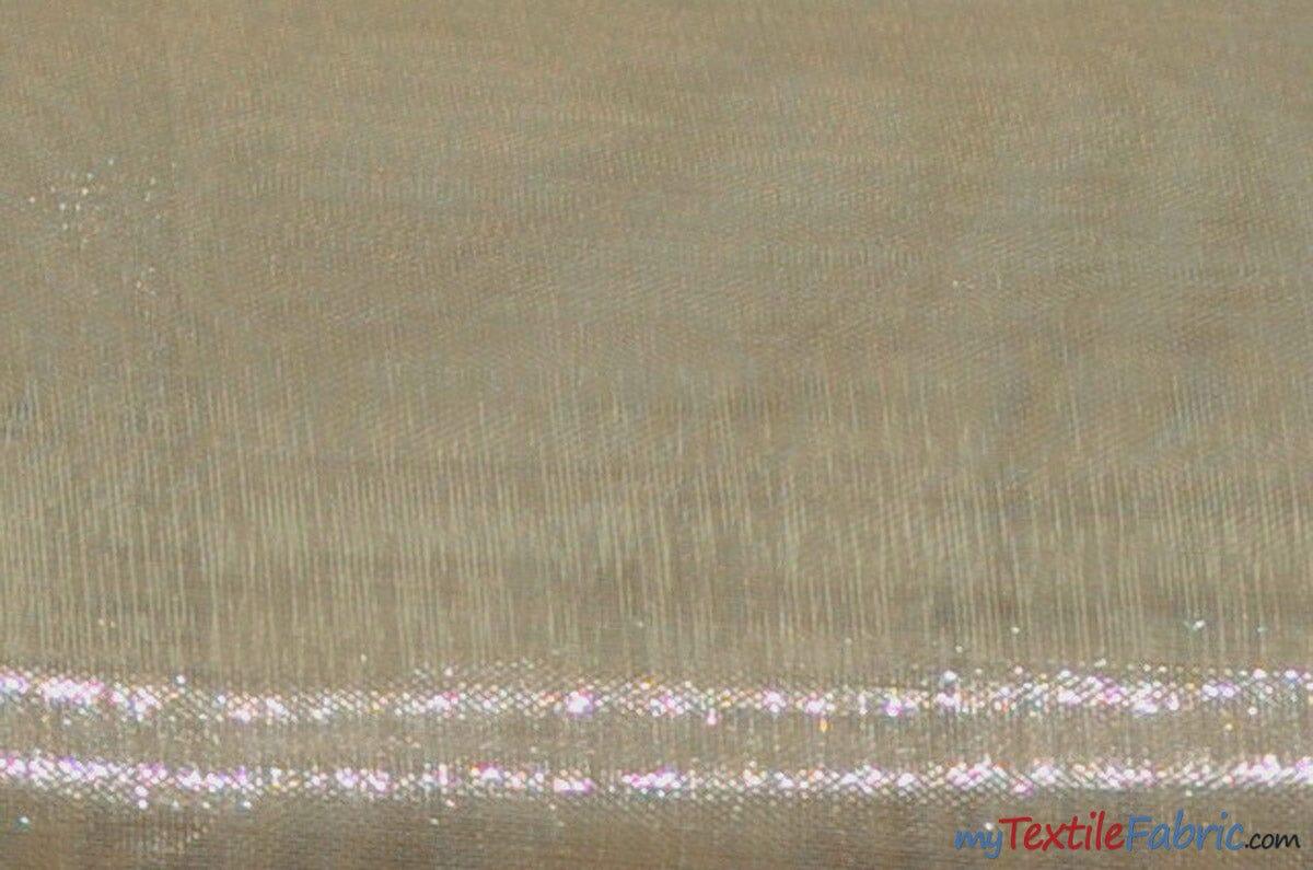 Mirror Organza Polyester Fabric - Sheer, Soft And Smooth, 58/60" Width (Continuous Yards & By Bolt)