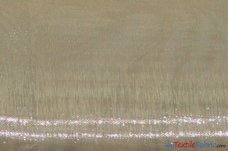 Mirror Organza Polyester Fabric - Sheer, Soft And Smooth, 58/60" Width (Continuous Yards & By Bolt)